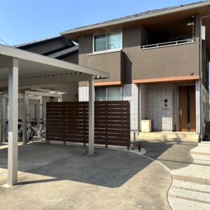 暮らし動線のある外構